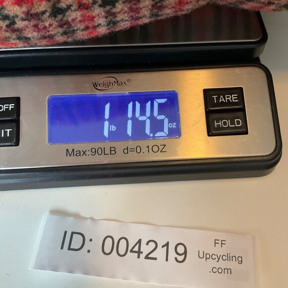 Talbots 20W Aberdeen Blazer Houndstooth Wool Bl Burgundy Old Money Classic - Picture 14 of 14